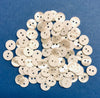 50x Black or White 12mm Two-Hole Buttons for Craft and Sewing