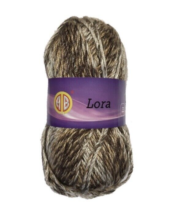 1x AB Lora 100% Premium Micro Acrylic 50g Crochet and Knitting Yarn