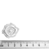 24x White Daisy Flower 20mm/25mm Embroidered Giupure Sew on Applique Patches