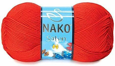 1x Nako Saten Crochet, Knitting Yarn 100g