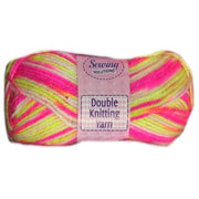 1x WDL Purple & Pink DK Variegated Prints 100g Polyester Crochet & Knitting Yarn