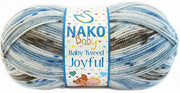 1x Nako Baby, Baby Tweed Joyful 100% premium acrylic 100g Yarn