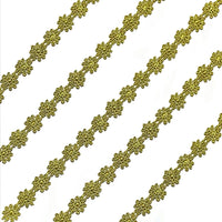 2x Yards 12.5mm  Guipure Embroidered Daisy Flower Lace Trim - Pick your Colour