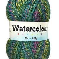 Cygnet Watercolour DK 100g Yarn for Crochet and Knitting