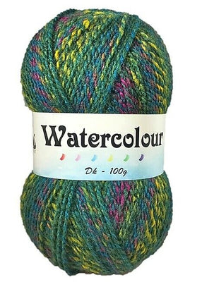 Cygnet Watercolour DK 100g Yarn for Crochet and Knitting