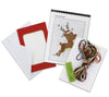 1x TWU Christmas Holiday Themed Make Your Own Mini Cross Stitch Card Kit