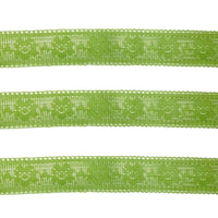 2.5 Yards Bright Coloured 45mm Flower Silhoutte Lace Trim