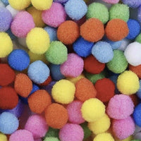 35x Soft and Fluffy Large 25mm or 100x Mix Size Pompoms for Crafts