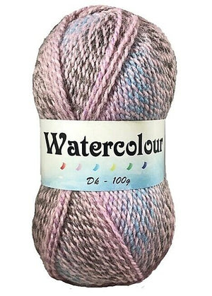 Cygnet Watercolour DK 100g Yarn for Crochet and Knitting