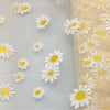 1.5 Yards 150mm Fancy Flower Daisy or Peacock Ribbon Soft Tulle Organza Mesh