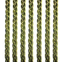 2x yards Metallic 10mm Webbing Braid Trim