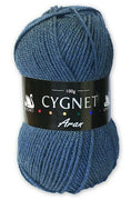 Cygnet Aran 100% Acrylic 100g Yarn for Crochet and Knitting