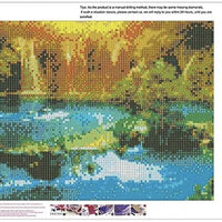 1x 5D Full Drill Landscape Resin Diamond Art Dots Embroidery Painting Art Kit