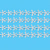 2x Yards 15mm Guipure Embroidered 5 Petals Flower Lace Trim - Pick your Colour