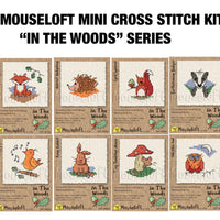 1x Mouseloft In the Woods Design Mini Cross Stitch Kit- Choose Your Design