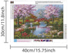 1x 5D Full Drill Landscape Resin Diamond Art Dots Embroidery Painting Art Kit