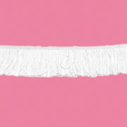 1x Yard Silky Fringing Tassel Trim 50mm Width - Choose your Colour