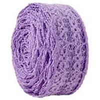 5x Yards 22mm Scalloped Flower Polyester Lace - Pick Your Colour