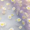 1.5 Yards 150mm Fancy Flower Daisy or Peacock Ribbon Soft Tulle Organza Mesh