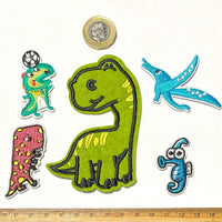 Multi pcs Dinosaur Theme Sew-On Iron-On Embroidered Applique Patches