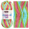 1x King Cole Cottonsoft Crush DK 100% Cotton Crochet and Knitting Yarn 100g