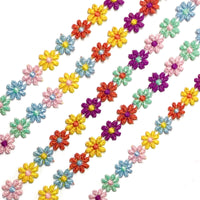 2x Yards 15mm Guipure Embroidered Flower Lace Trim - Pick your Flower Design