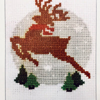 1x TWU Christmas Holiday Themed Make Your Own Mini Cross Stitch Card Kit