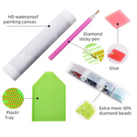 1x 5D Full Drill Landscape Resin Diamond Art Dots Embroidery Painting Art Kit