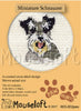 1x Mouseloft Paw Prints Dogs & Puppies Mini Cross Stitch Kit