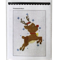 1x TWU Christmas Holiday Themed Make Your Own Mini Cross Stitch Card Kit