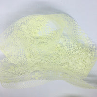 2x Yards Bright Coloured 40mm Wide Scalloped Polyester Floral Lace Trim