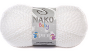 1x Nako Baby Piril 94% Premium Acrylic 6% Metallic Polyester 50g Yarn