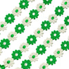 1x Yard 25mm Guipure Embroidered Daisy Flower Lace Trim - Pick your Colour