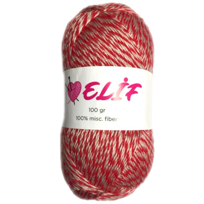 1x Elif Print 100% Acrylic Fine 100g DK Crochet and Knitting Yarn