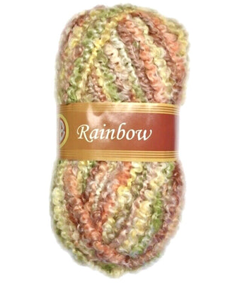 1x AB Rainbow Fancy 99% Acrylic 1% Nylon 100g Crochet and Knitting Yarn