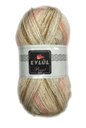 1x Eylul Print 100% Acrylic Light Crochet and Knitting Yarn 100g