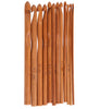 12x Sizes Carbonized Bamboo Crochet Hooks Set