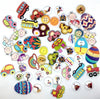 50 pcs Kids Toys and Cartoon Theme Wood Buttons for Sewing Craft Embellishment