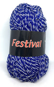 1x Festival 100g 100% Acrylic Fine Crochet and Knitting Yarn