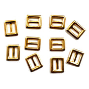 10 pcs Gold Colour Metal Strap Buckles 23mm x 20mm