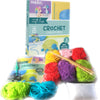 1x Crochet Your Own Creatures DIY Kit with 6 Random Colour Mini Yarn Balls