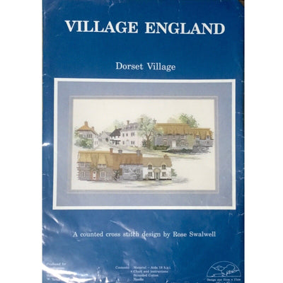 Village England Dorset Village 18 Count 12 x 7 inch Cross Stitch Kit