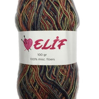 1x Elif 100% Acrylic 100g Super Fine Crochet and Knitting Yarn