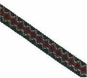 2x Metre Maroon,Black,Grey Polyester Braid Ribbon Trim 18mm
