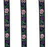 2.5 Yards Machine Embroidered 12mm Flower Woven Ribbon Trim