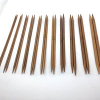 22x Pairs 11x Size Carbonised Bamboo Double Ended Mini Knitting Needles