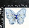 8x Vibrant Colour 60mm Butterfly Embroidered Sew-On Glue-On Appliqué Patch