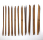 22x Pairs 11x Size Carbonised Bamboo Double Ended Mini Knitting Needles