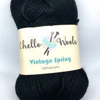 1x Chello Wools 100% Acrylic Soft 4Ply Crochet and Knitting Yarn