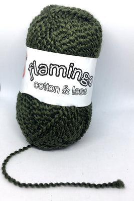 1x Flamingo 100% Acrylic Fine Wavy Crochet and Knitting Yarn